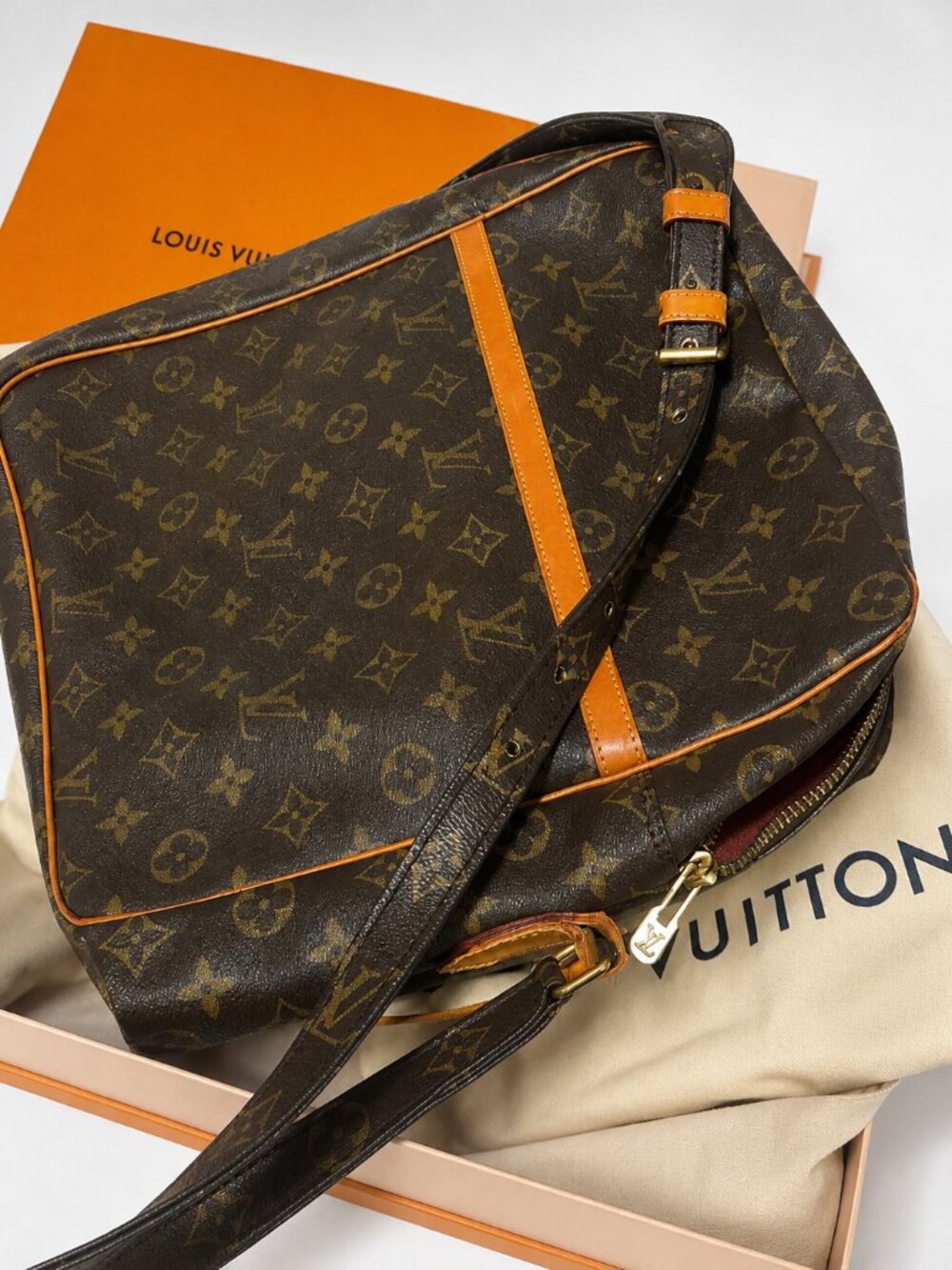 Louis Vuitton Monogram Bosphore Messenger PM Crossbody Bag